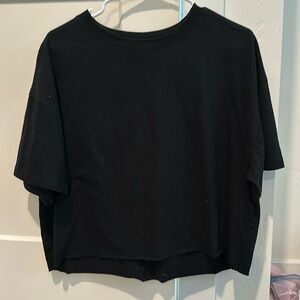 black crop top
